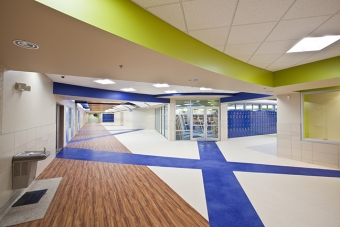 Timberlake Construction project - Whittier Middle School